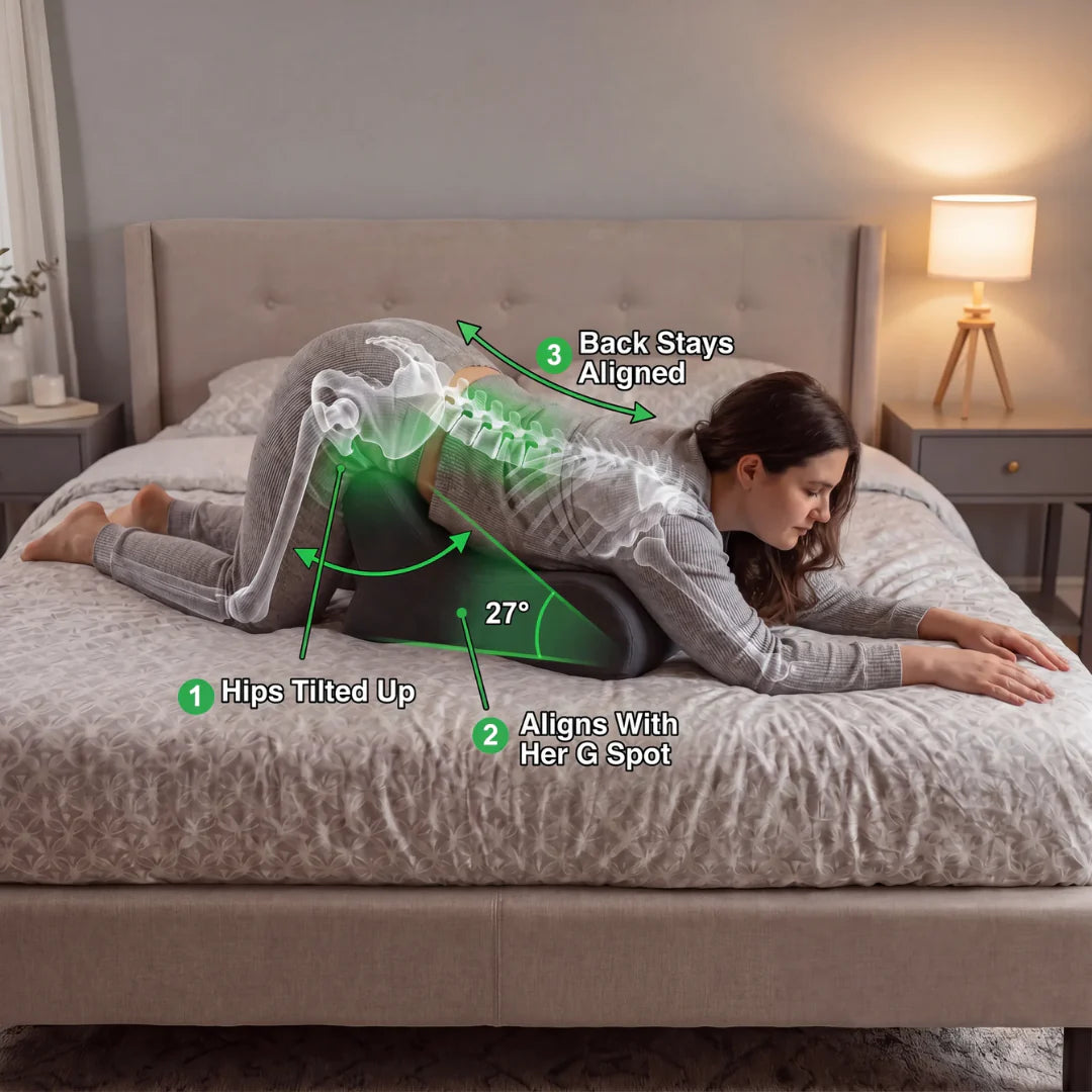 Sweet Spot Pillow - The Pillow That Makes Her Grip The Sheets