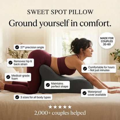 Sweet Spot Pillow - The Pillow That Makes Her Grip The Sheets
